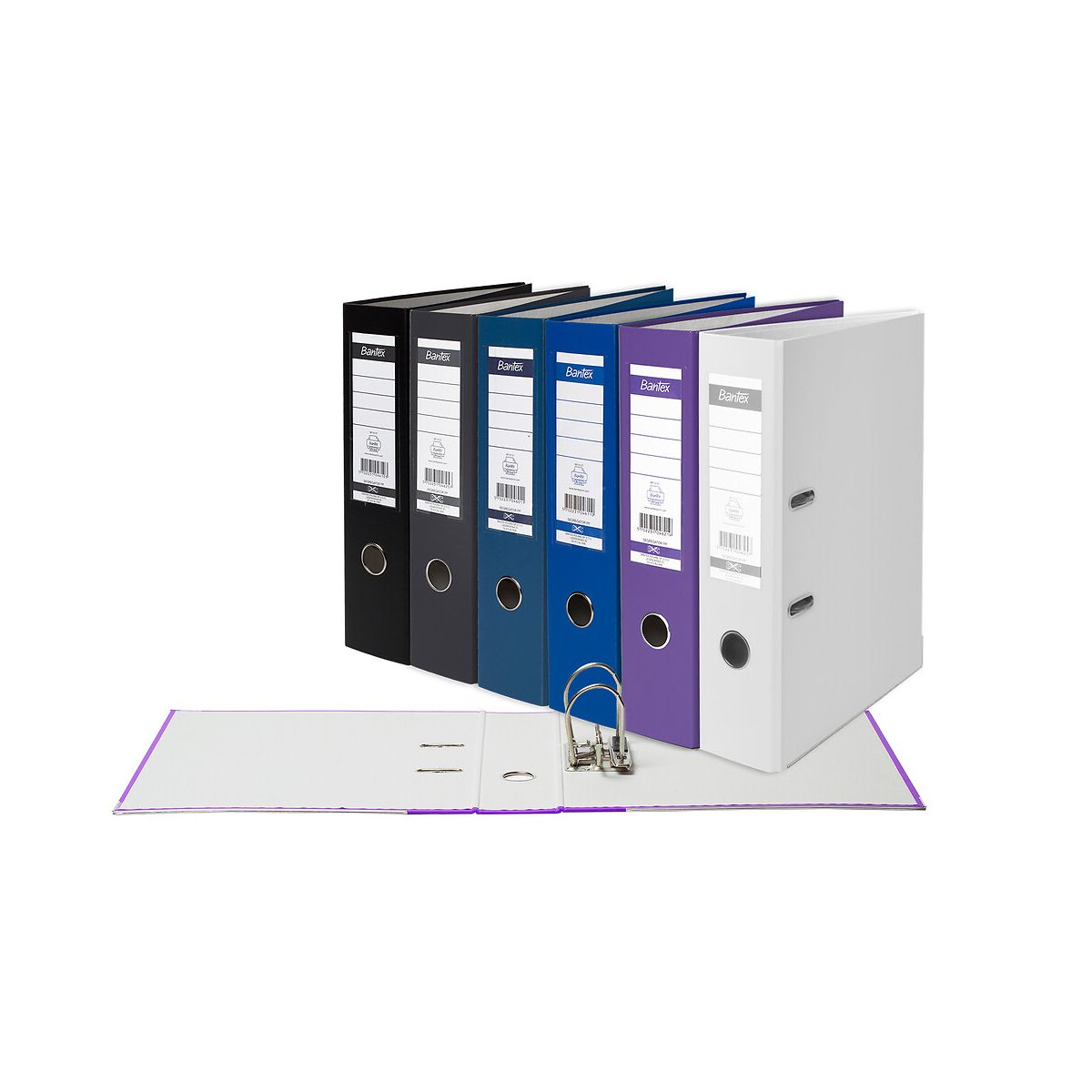 Segregator dźwigniowy Bantex Ekologiczny XXL A4 80mm jasny niebieski (100551790)