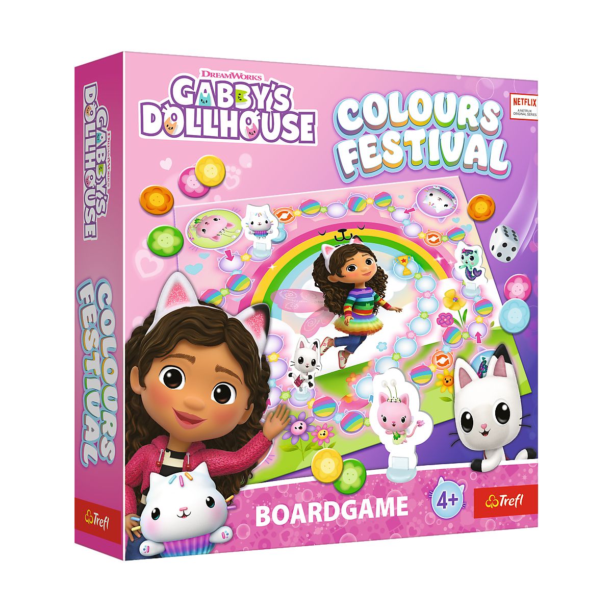 Gra planszowa Trefl Colours Festival Koci Domek Gabi (02594)