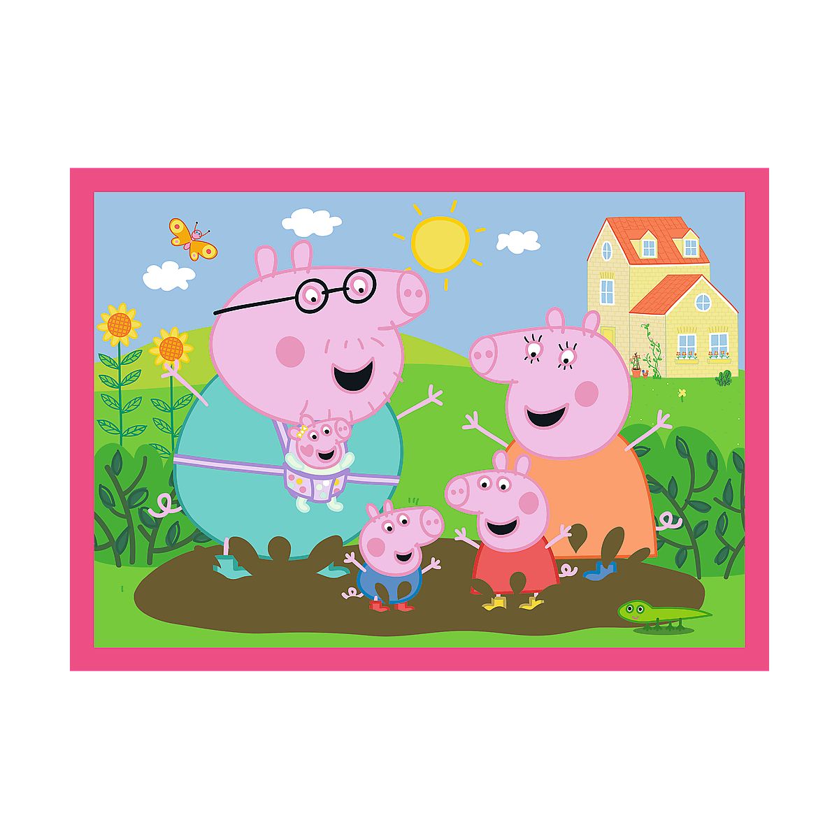 Puzzle Peppa uwielbia przygody 4w1 el. Trefl (34672)
