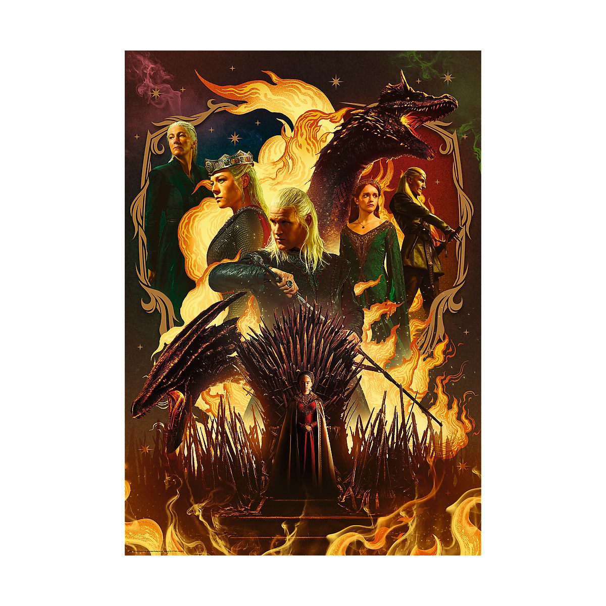 Puzzle Premium Plus Ród Smoka 1000 el. Trefl (12068)