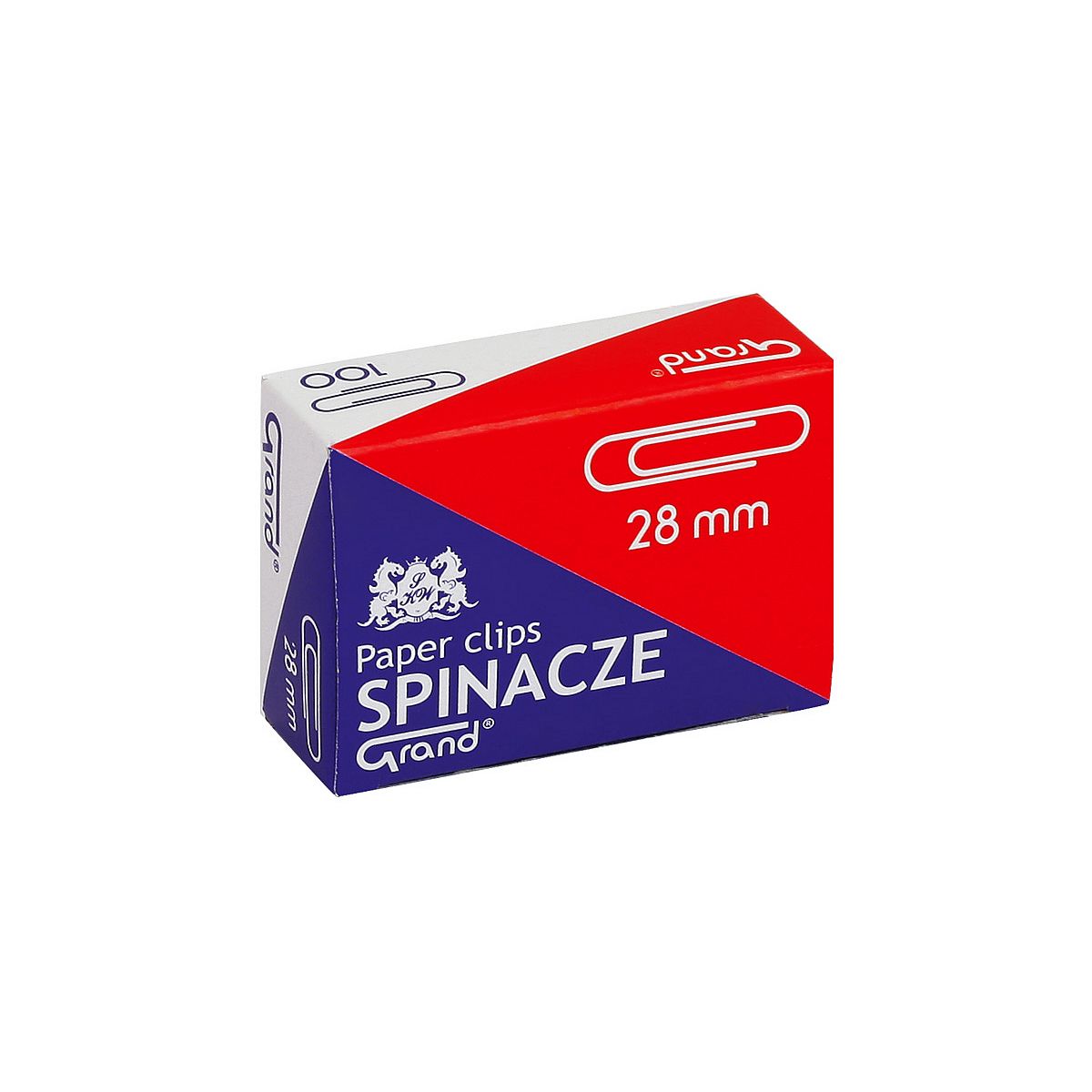 Spinacz okrągły Grand 28mm 100 szt