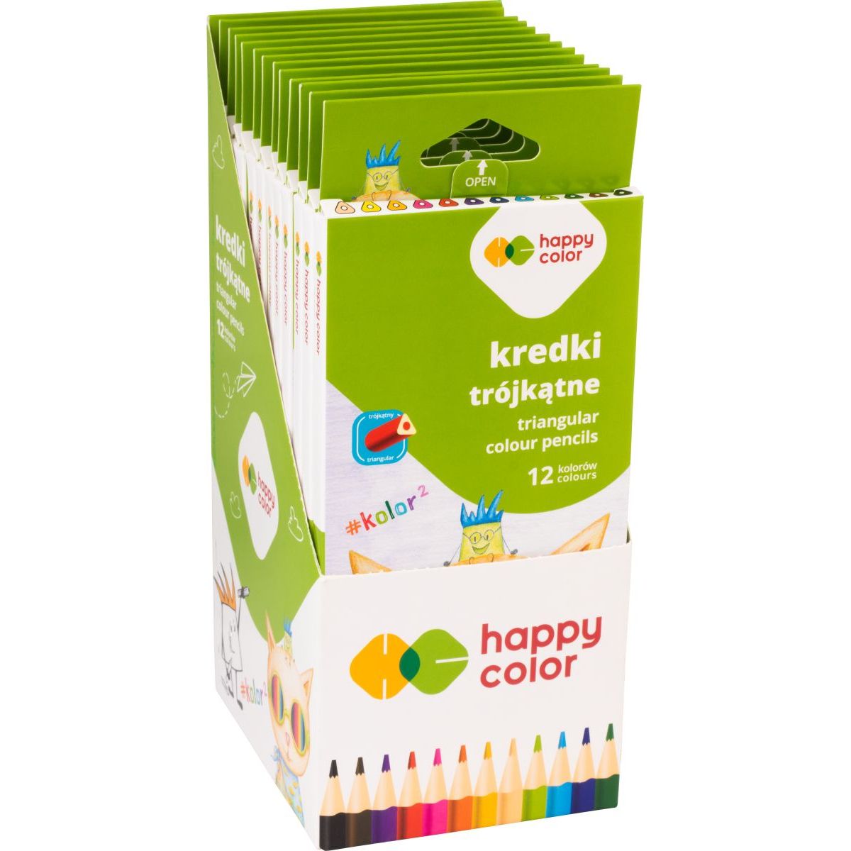 Kredki ołówkowe Happy Color (HA 2313 13KK K12)