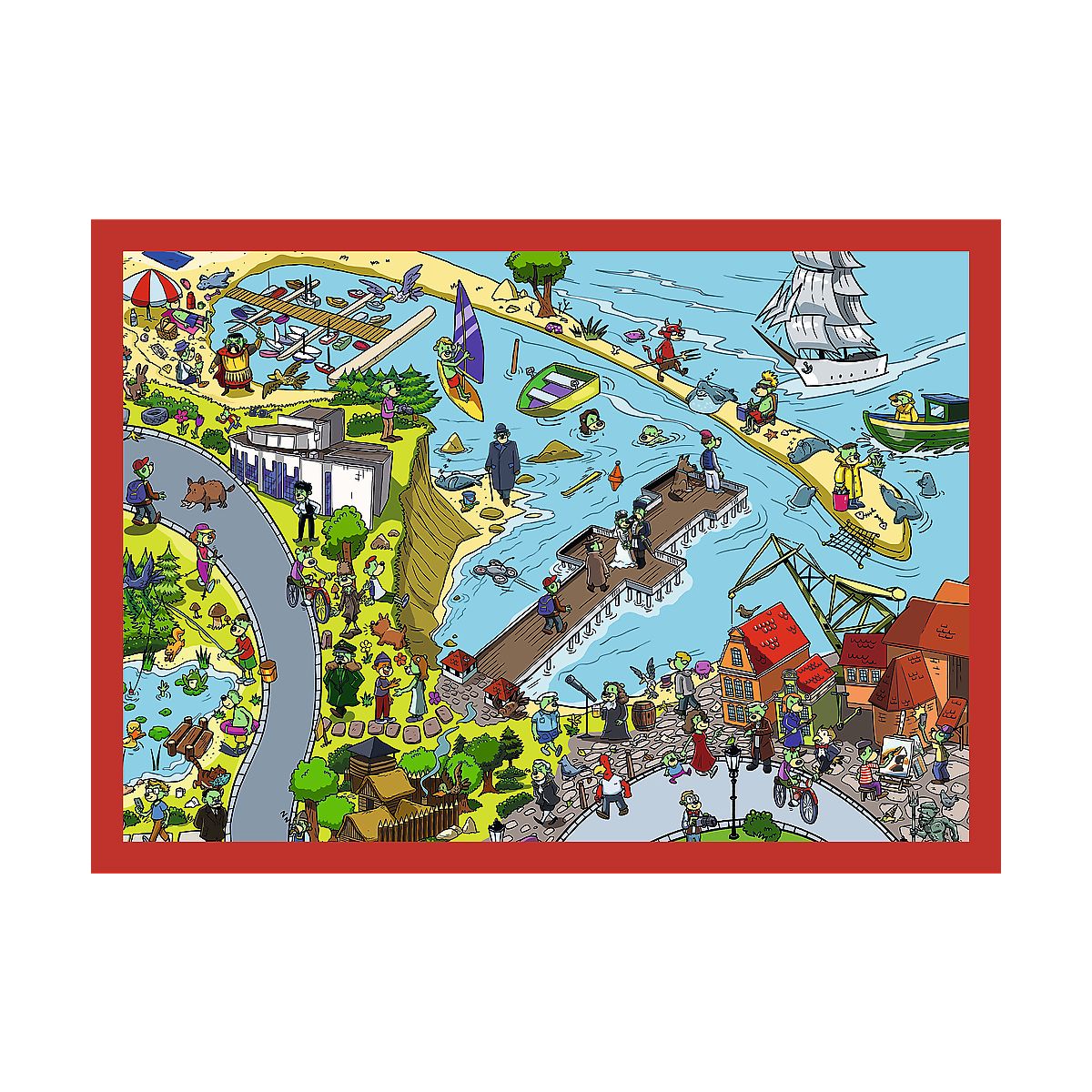 Puzzle Trefliki Podróże Trefl (34675)