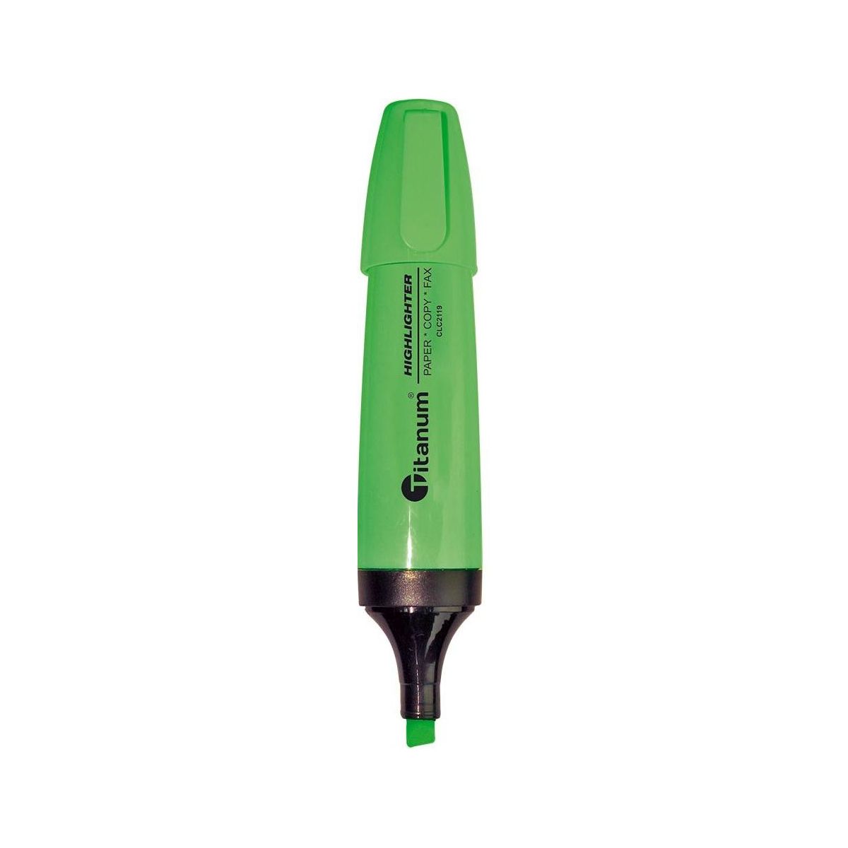 Zakreślacz CLC2119 Titanum ścięta końcówka 1-5 mm zielony