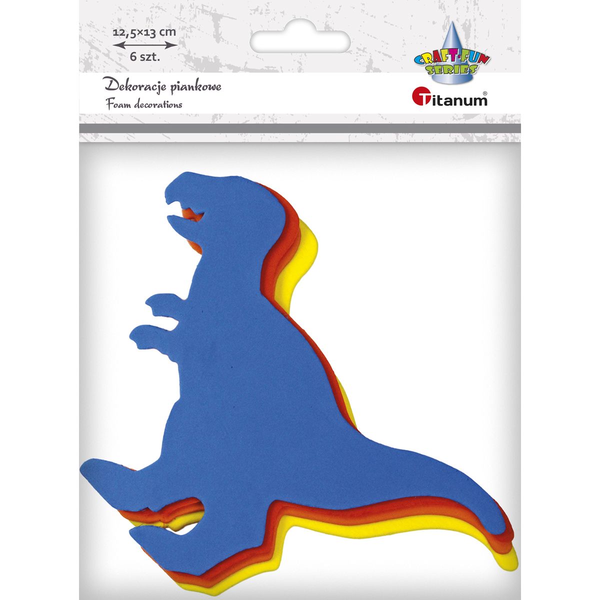 Ozdoba piankowa Titanum Craft-Fun Series dinozaur Tyrannosaurus Rex (21TX-092809)