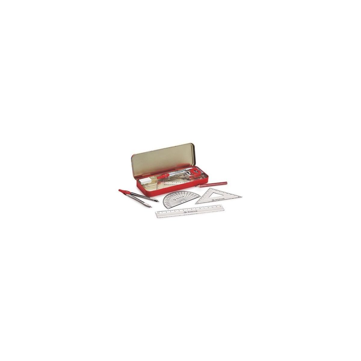 Komplet geometryczny Gee box w metalowym opakowaniu 9 el. Antella