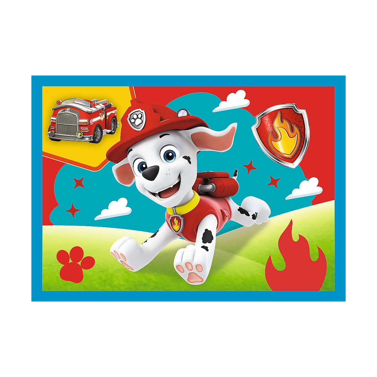 Puzzle Trefl Paw Patrol Biegnące Pieski 4w1 el. (34628)