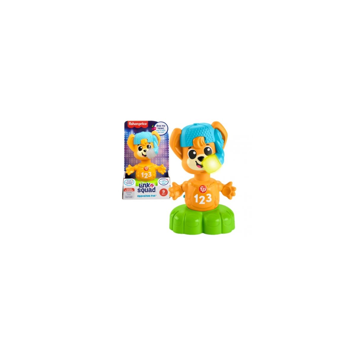 Zabawka edukacyjna Fisher Price LINK SQUAD LISEK MUZYCZNE PRZECIWIEŃSTWA (HYL37)