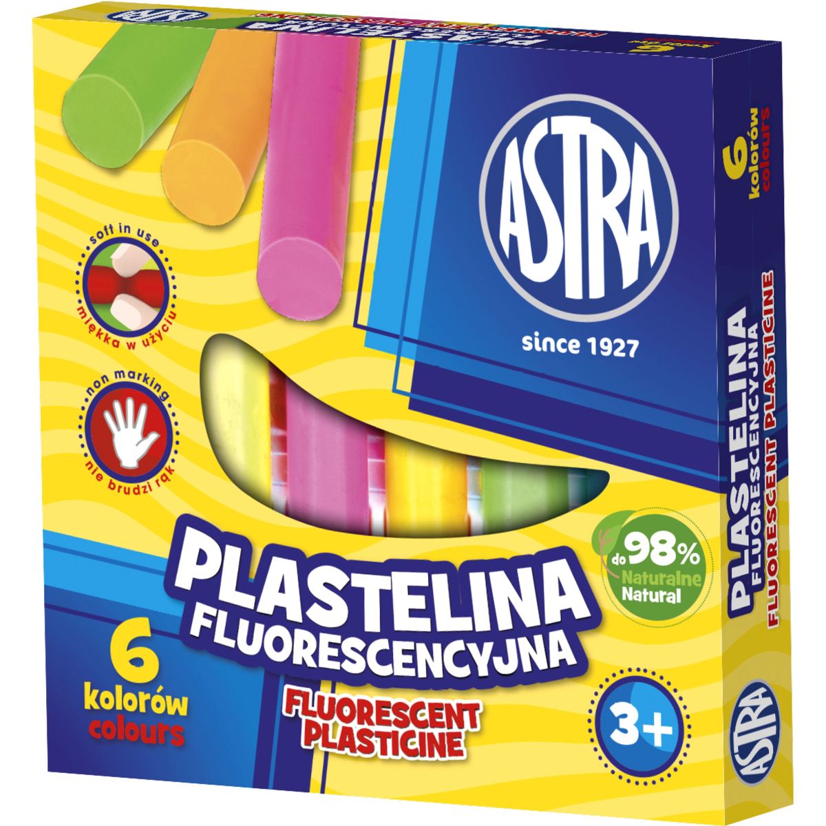 Plastelina Astra 6 kol. mix