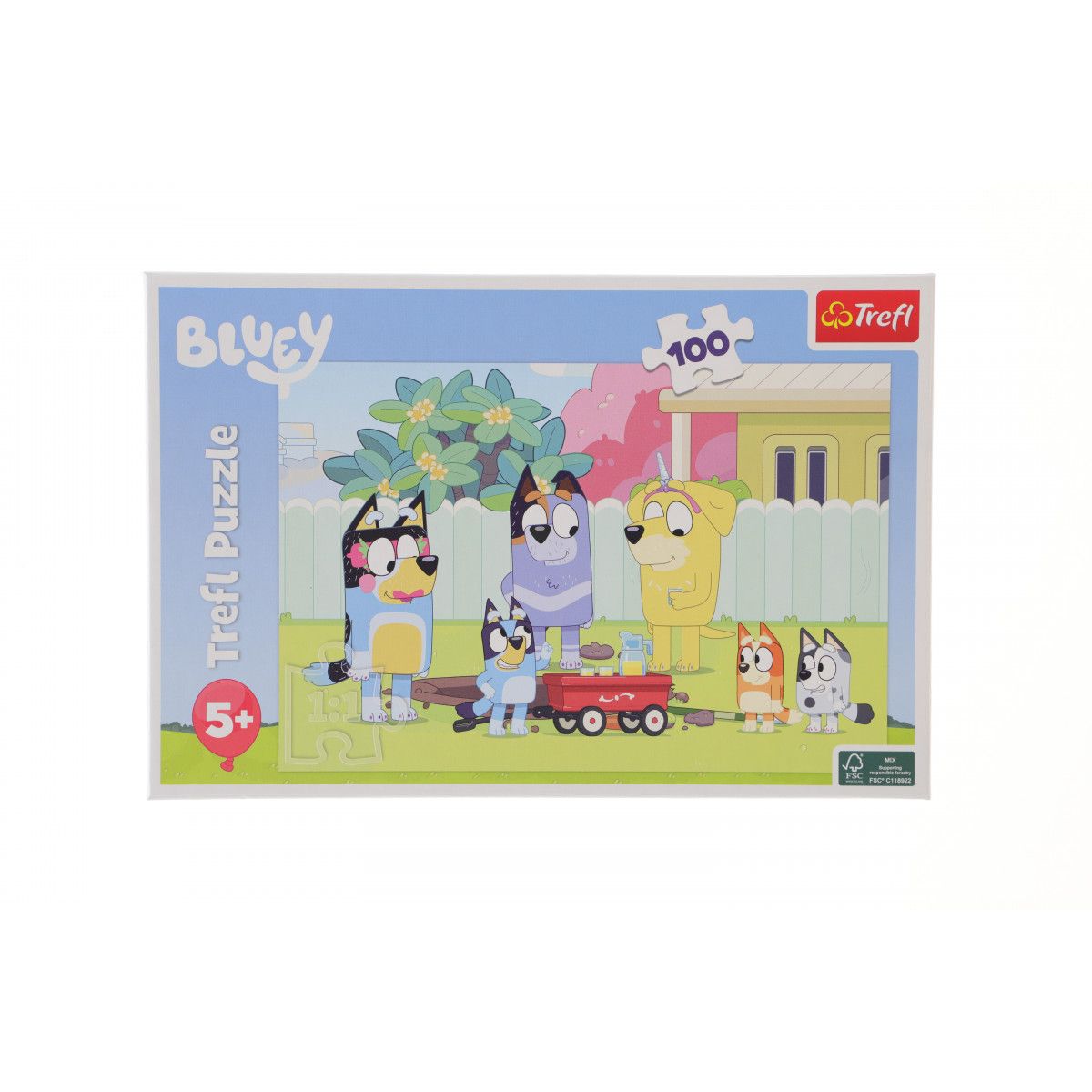 Puzzle Trefl Bluey Wesoły świat Bluey 100 el. (16471)