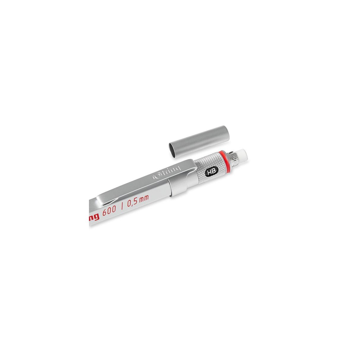 Ołówek automatyczny Rotring 600 srebrny 0,5mm (1904445)