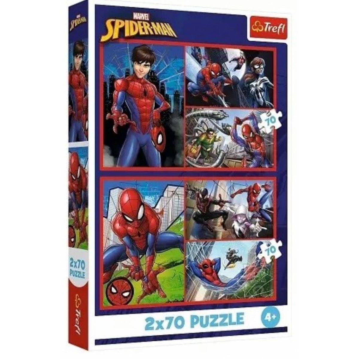 Puzzle Trefl Spiderman Pajęcze historie 140 el. (34443)