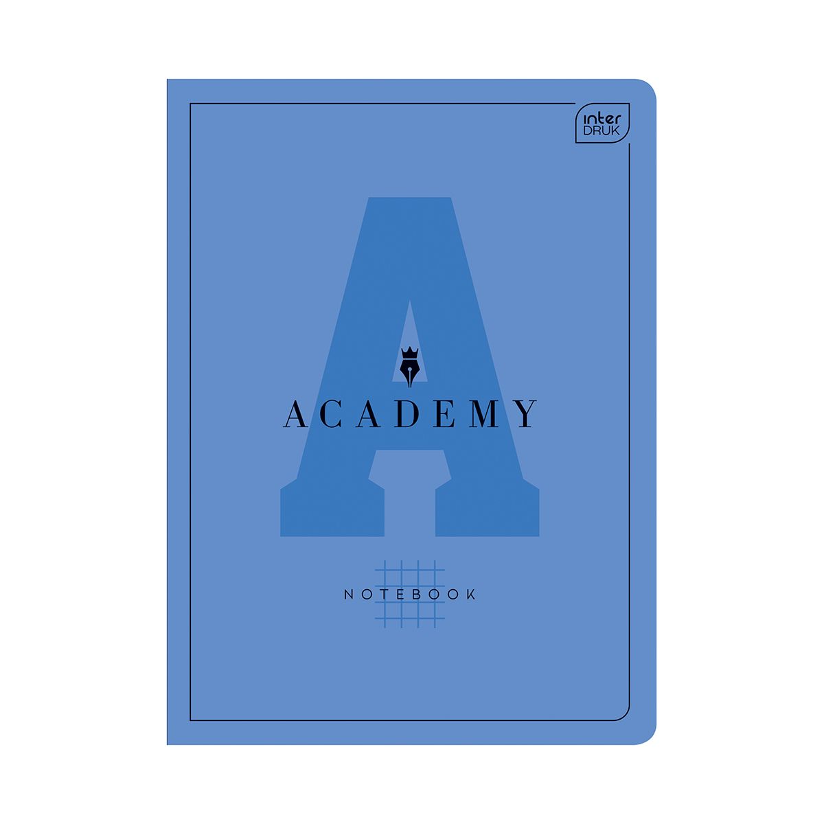Zeszyt Hybrid Academy A5 60k. 90g krata Interdruk