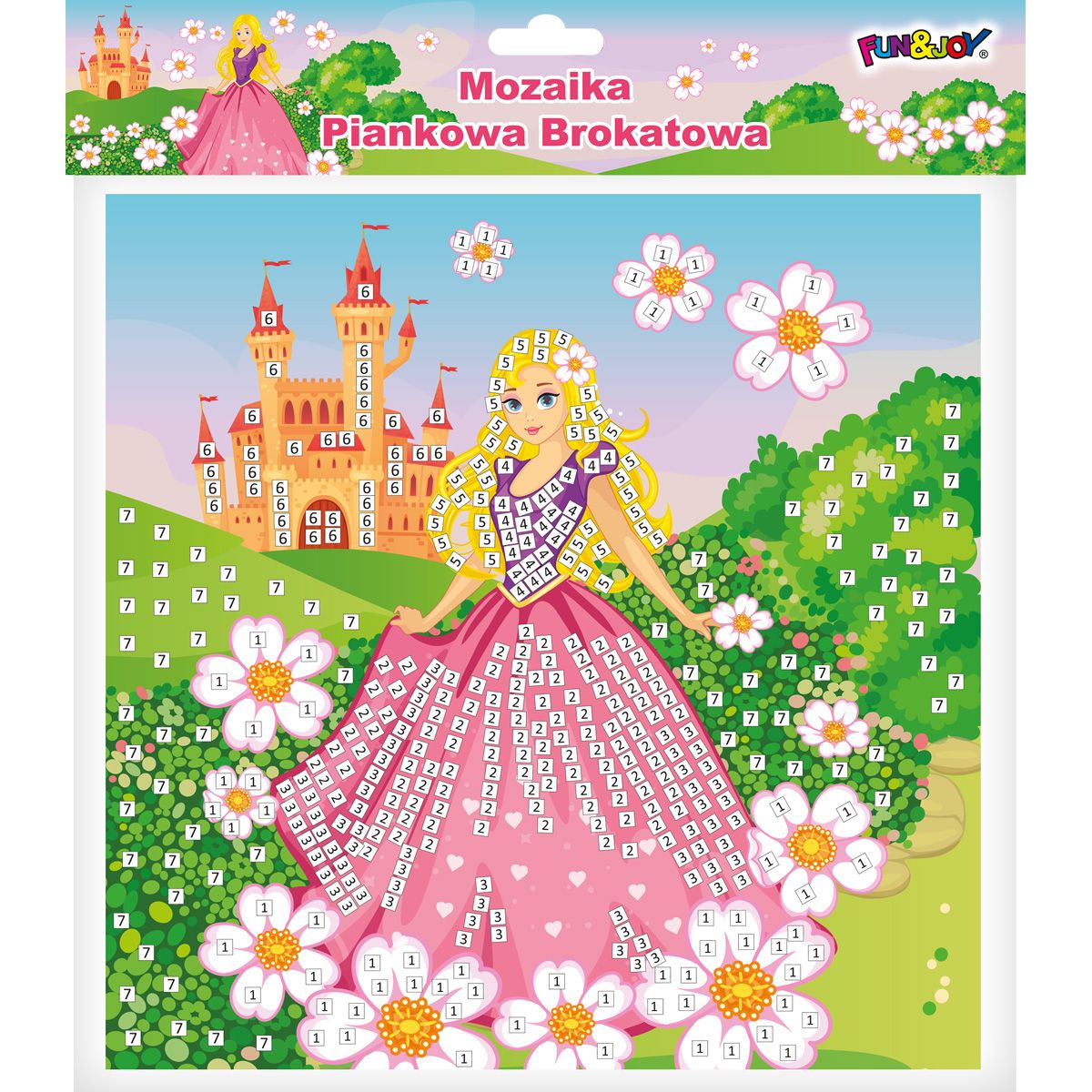 Mozaika Fun&Joy Glitter GIRL (FJSR2202-6)