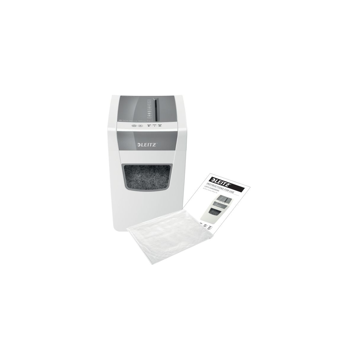 Niszczarka Leitz Home Office Slim P4 szara (80010000)