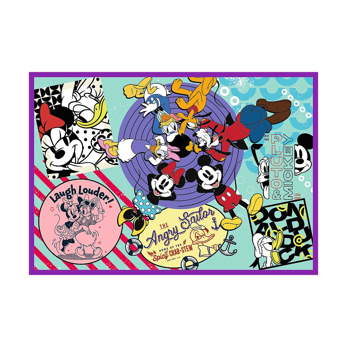 Puzzle Trefl Myszka Miki 4x250 el. (13308)