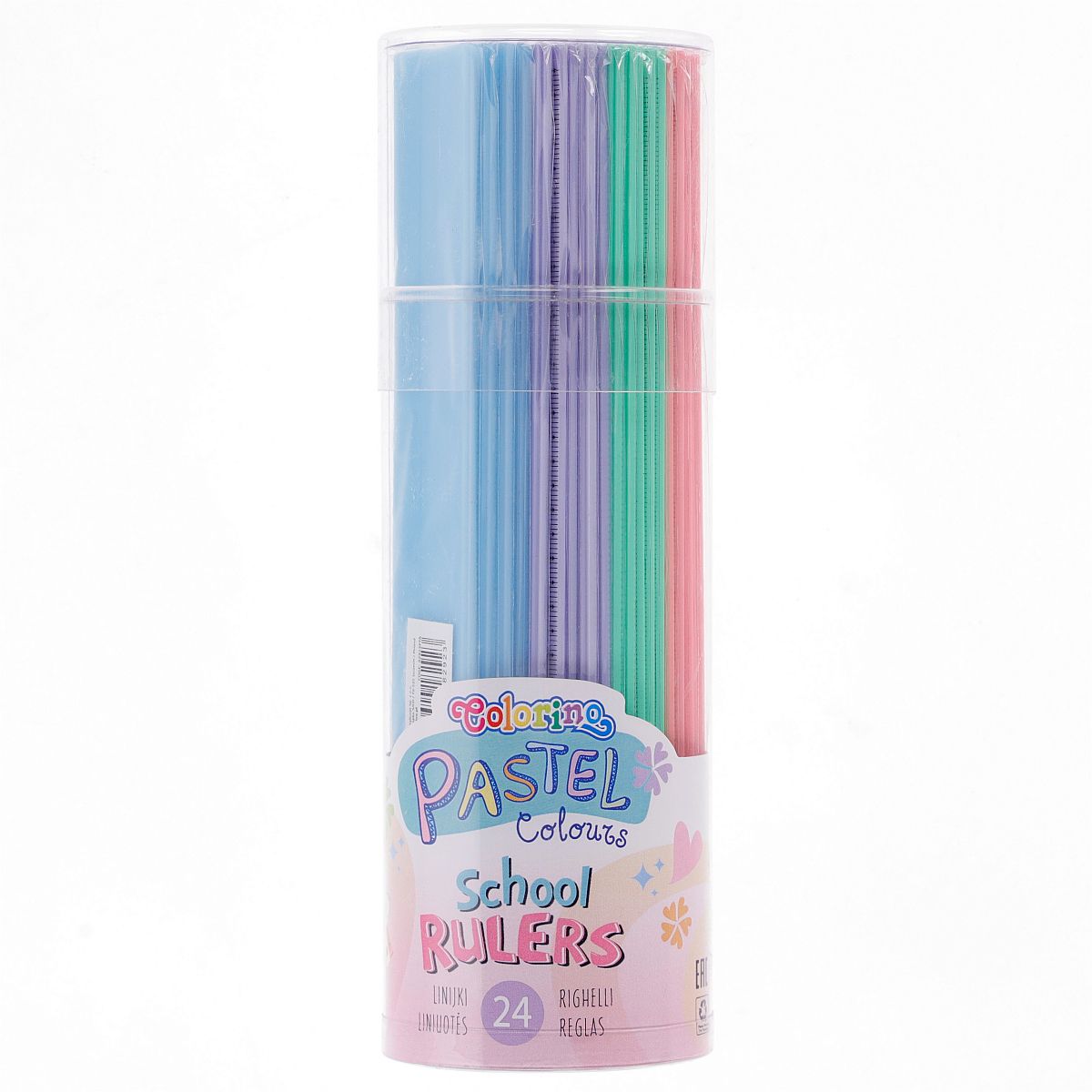 Linijka plastik Colorino Kids 20cm Patio (82923)