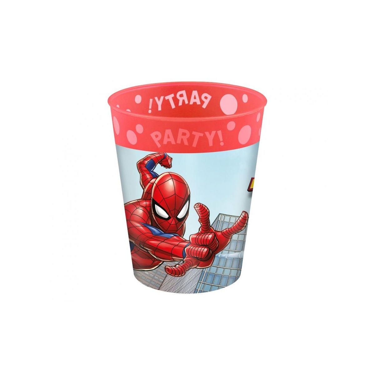 Kubek Godan wielokrotnego użytku Spiderman Crime Fighter Decorata Party 250ml (95692)