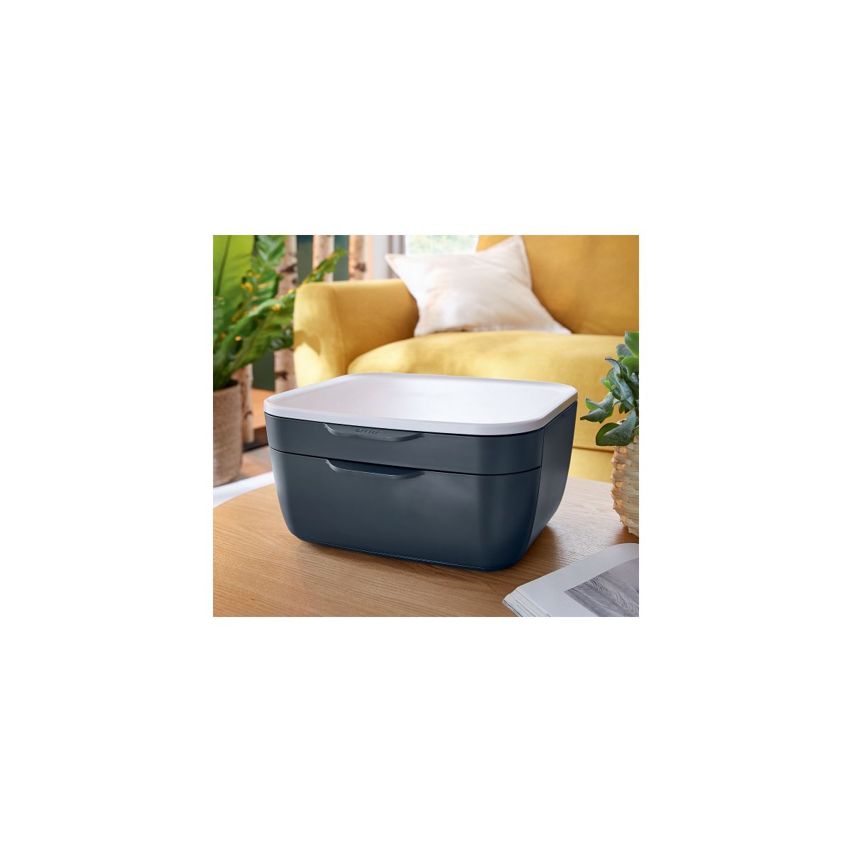 Pojemnik z szufladami Cosy szary 2 szuflad Leitz (53570089)
