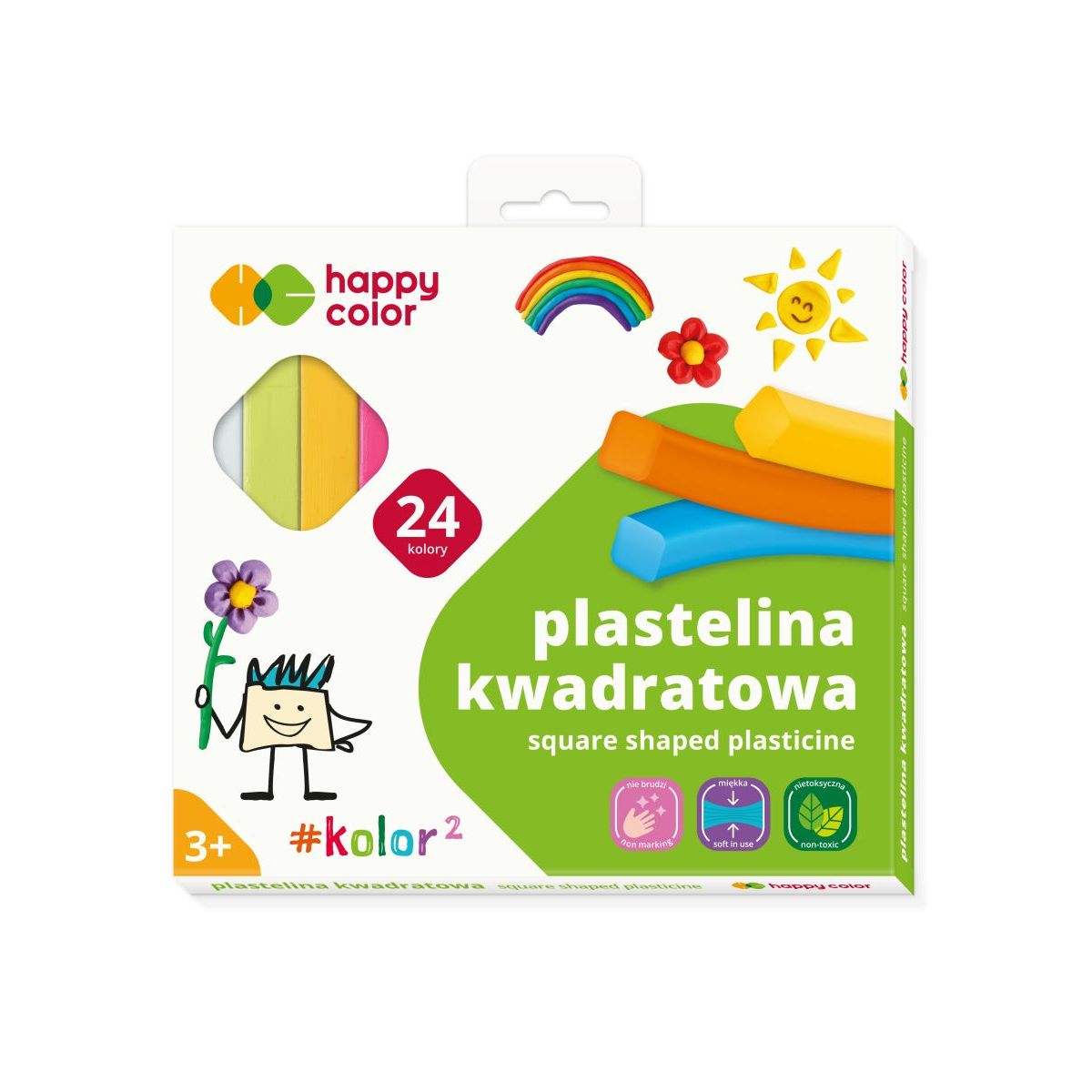 Plastelina Happy Color (HA 2114 K24)