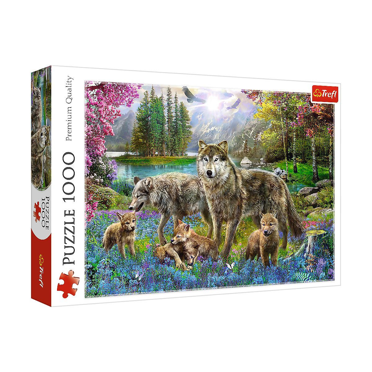 Puzzle Trefl Wilcza rodzina 1000 el. (10558)