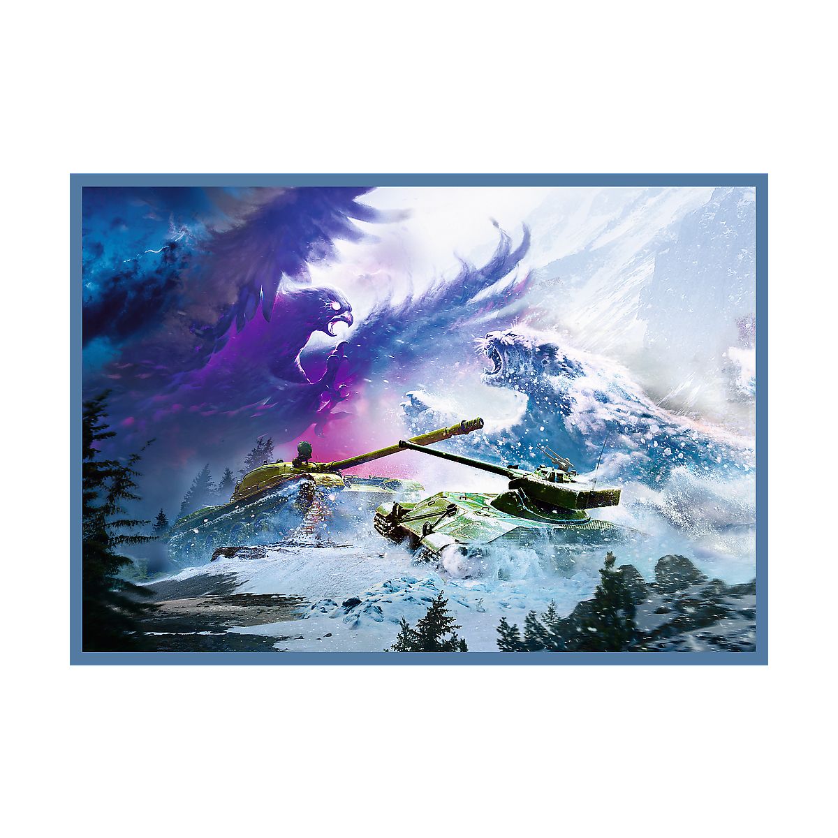 Puzzle Wielka bitwa czołgów 4x250 el. Trefl (13347)
