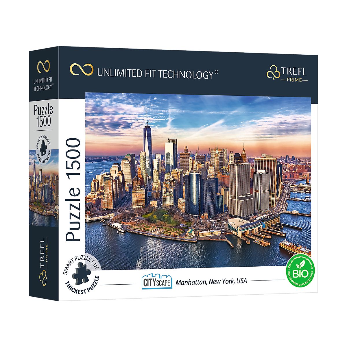 Puzzle UFT Manhattan, New York, USA 1500 el. Trefl (26189)