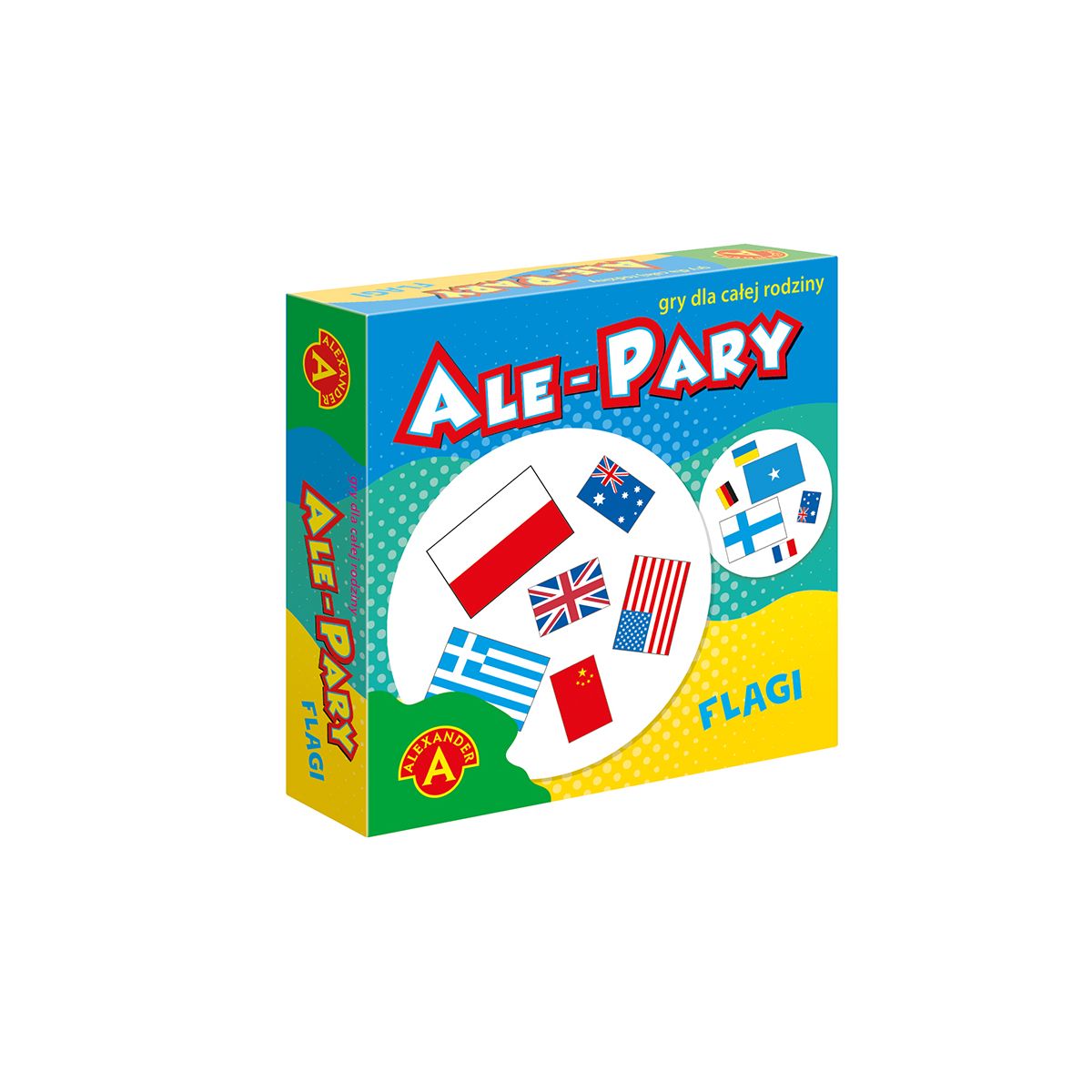 Gra edukacyjna Alexander Ale pary flagi