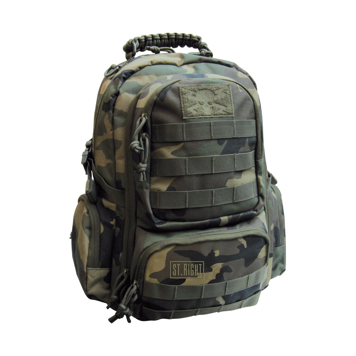 Plecak Woodland Camo military PLECAK szkolny St.Right (BP34)
