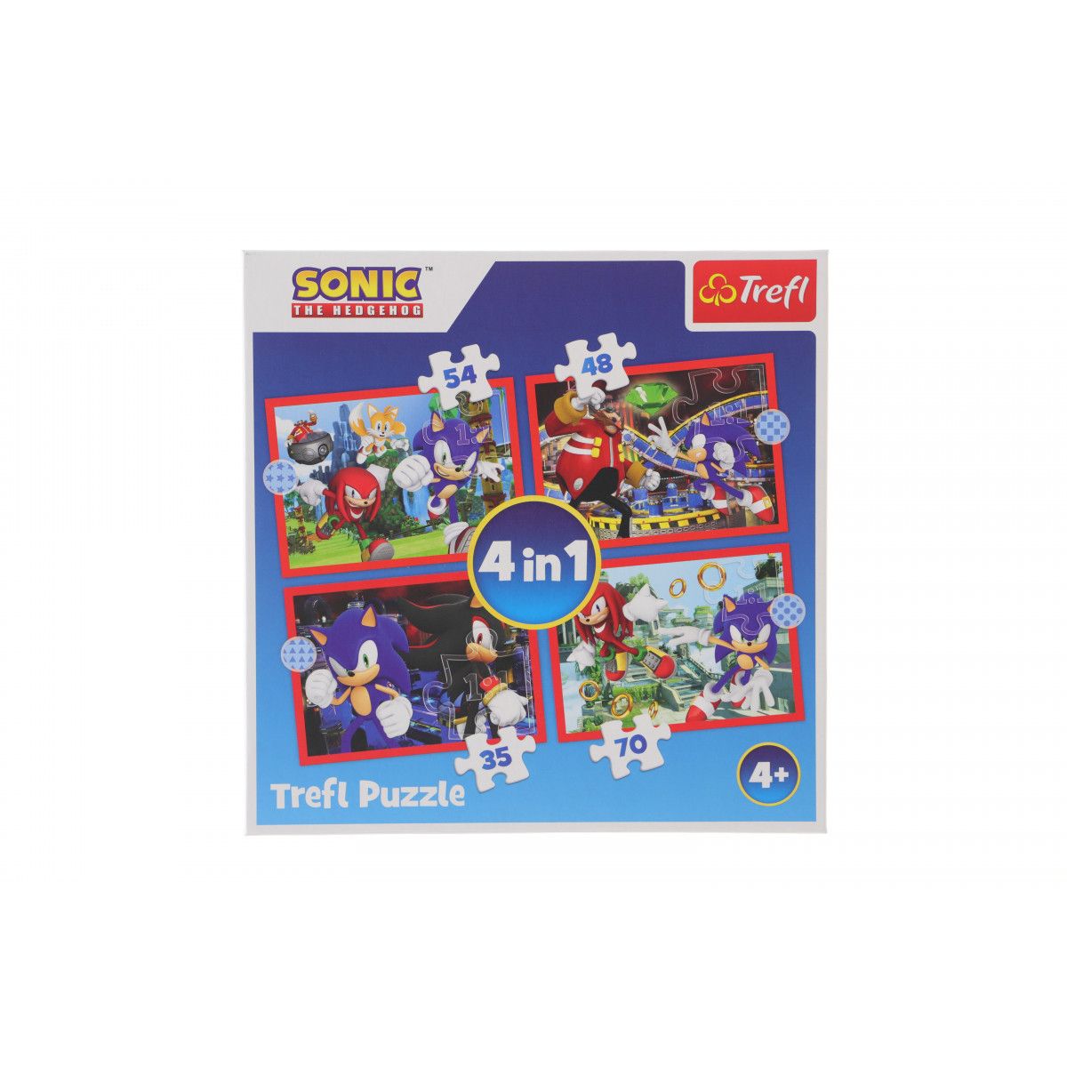 Puzzle Sonic 4w1 Przygody Sonica 4w1 el. Trefl (34625)