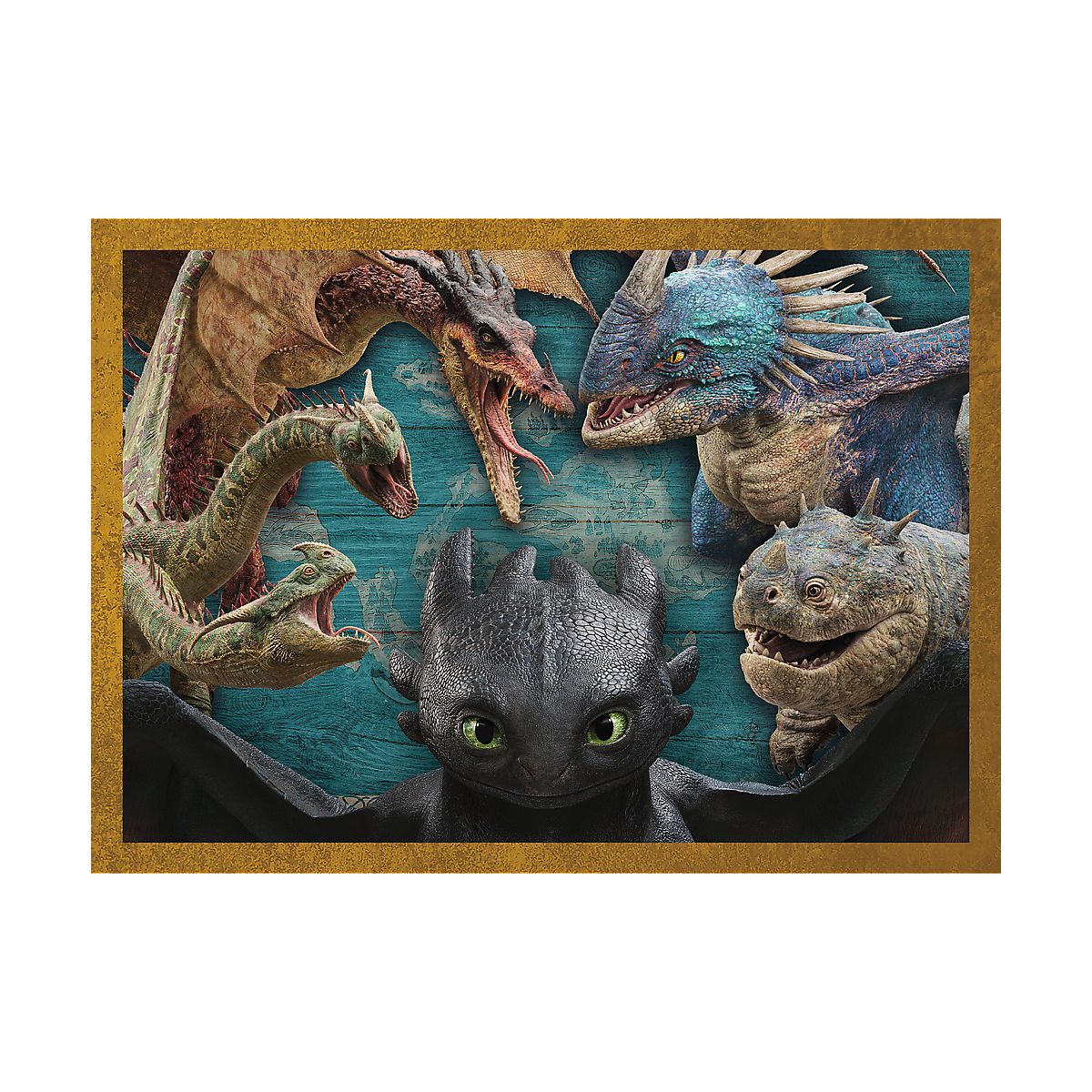 Puzzle Jak Wytresowac Smoka Podróże 4w1 el. Trefl (34678)