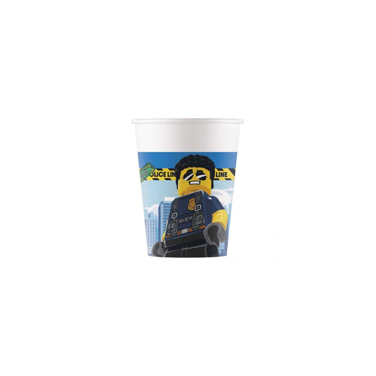 Kubek jednorazowy Godan Lego City papier 200ml (93511)