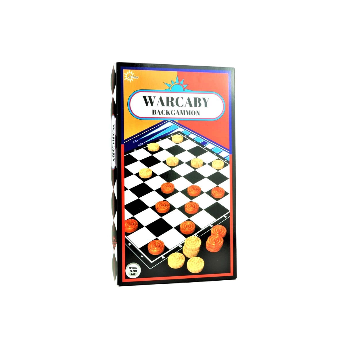Gra planszowa warcaby - backgammon WARCABY BACKGAMMON Abino