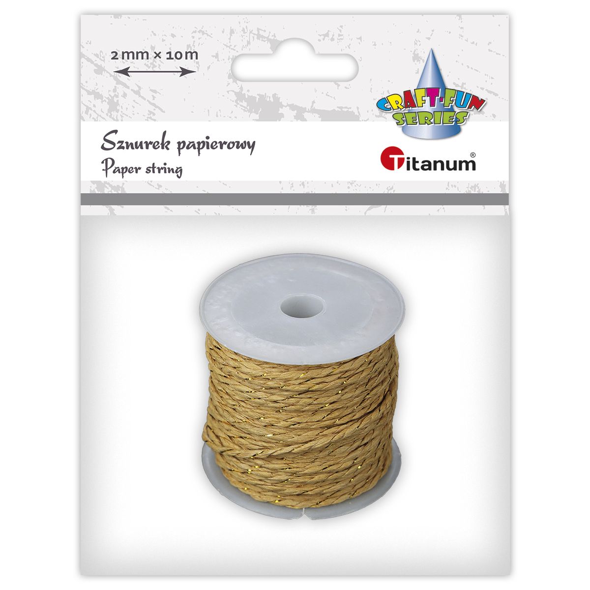 Sznurek Titanum Craft-Fun Series papierowy 10m (24BR0201-17)