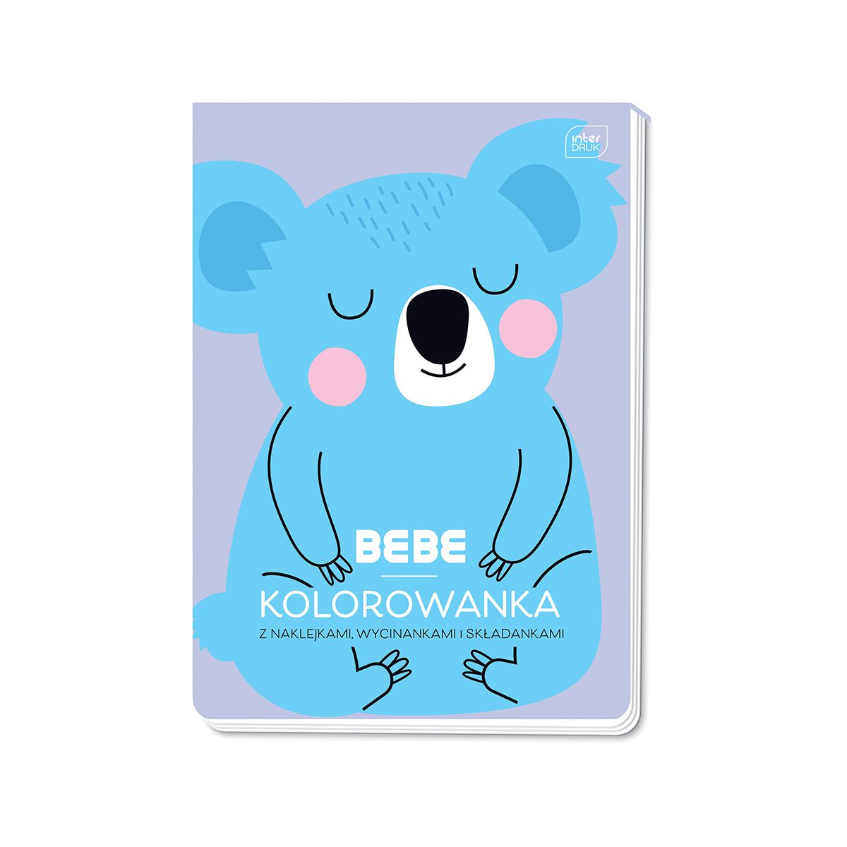 Kolorowanka Bebe BB KIDS PASTEL Blok kolrowanek A4 (z naklejkami)