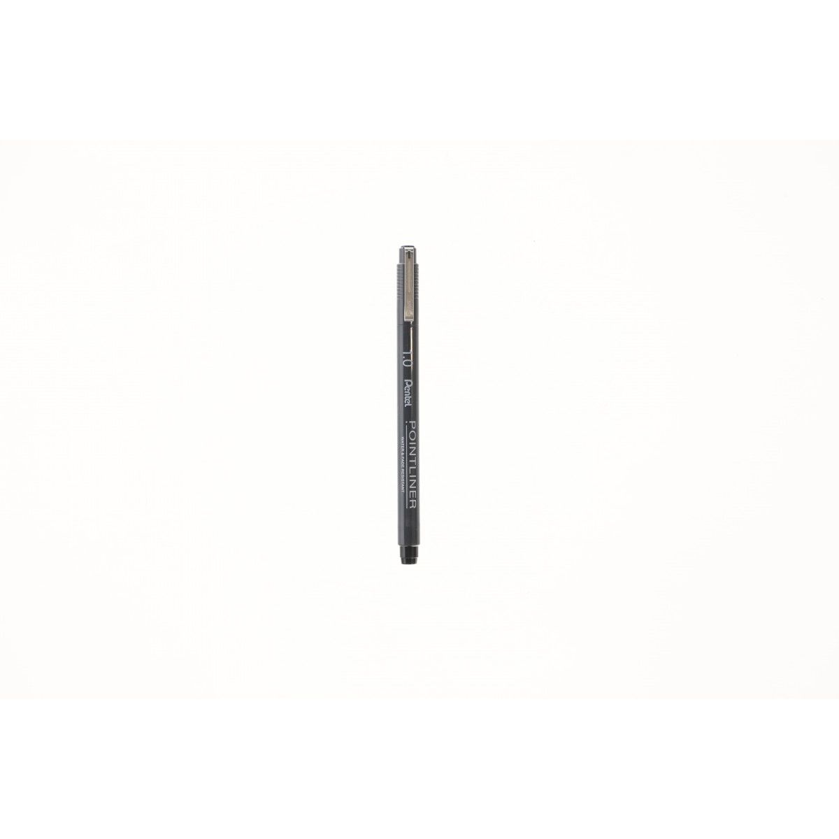 Cienkopis Pentel POINTLINER CZARNY 1MM czarny 1,0mm 1kol. (s20p-10a)