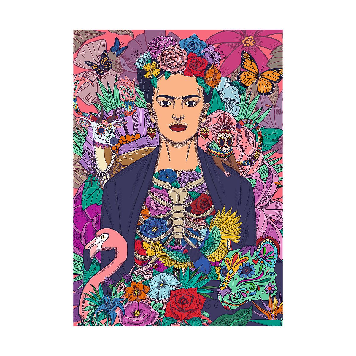 Puzzle Premium Plus Frida Kahlo: kwitnąca dusza 1000 el. Trefl (12096)