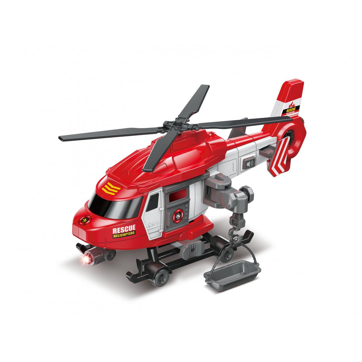 Helikopter Lean czerwony (22965)