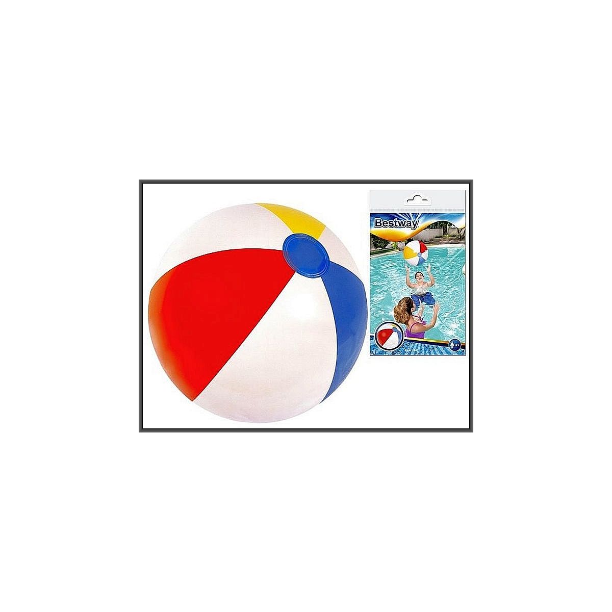 Piłka plażowa Hipo 61cm PVC PCW śr. 610mm (B31022)