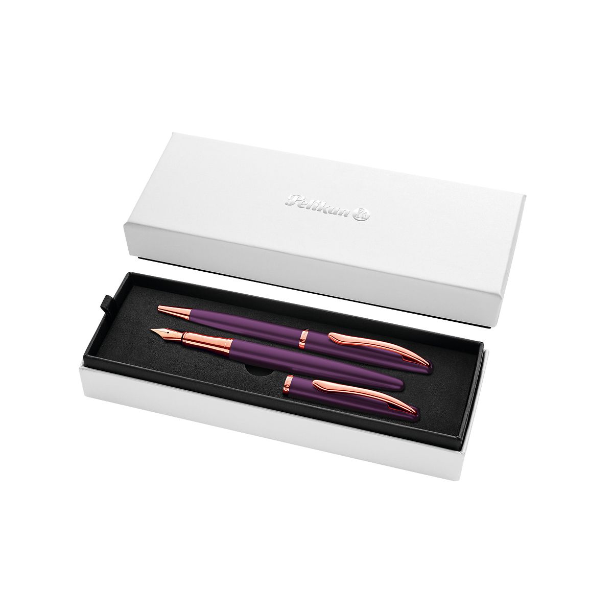 Zestaw piśmienniczy Jazz Noble Elegance Viola pióro+długopis Pelikan (400198411)
