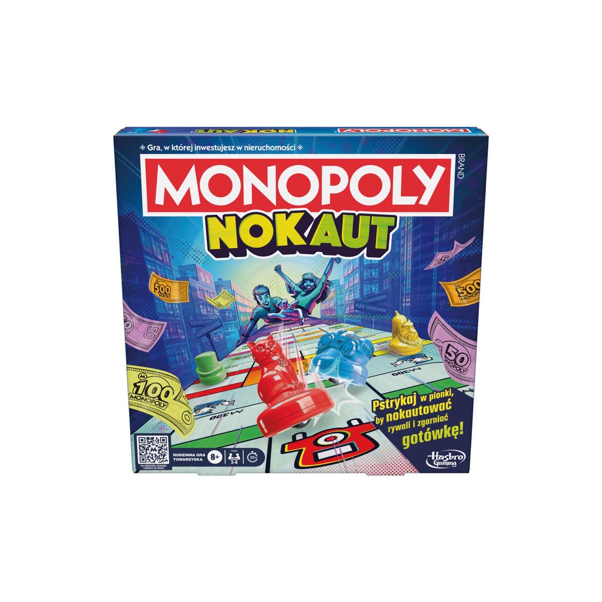 Gra planszowa Hasbro Monopoly Nokaut (F8995)