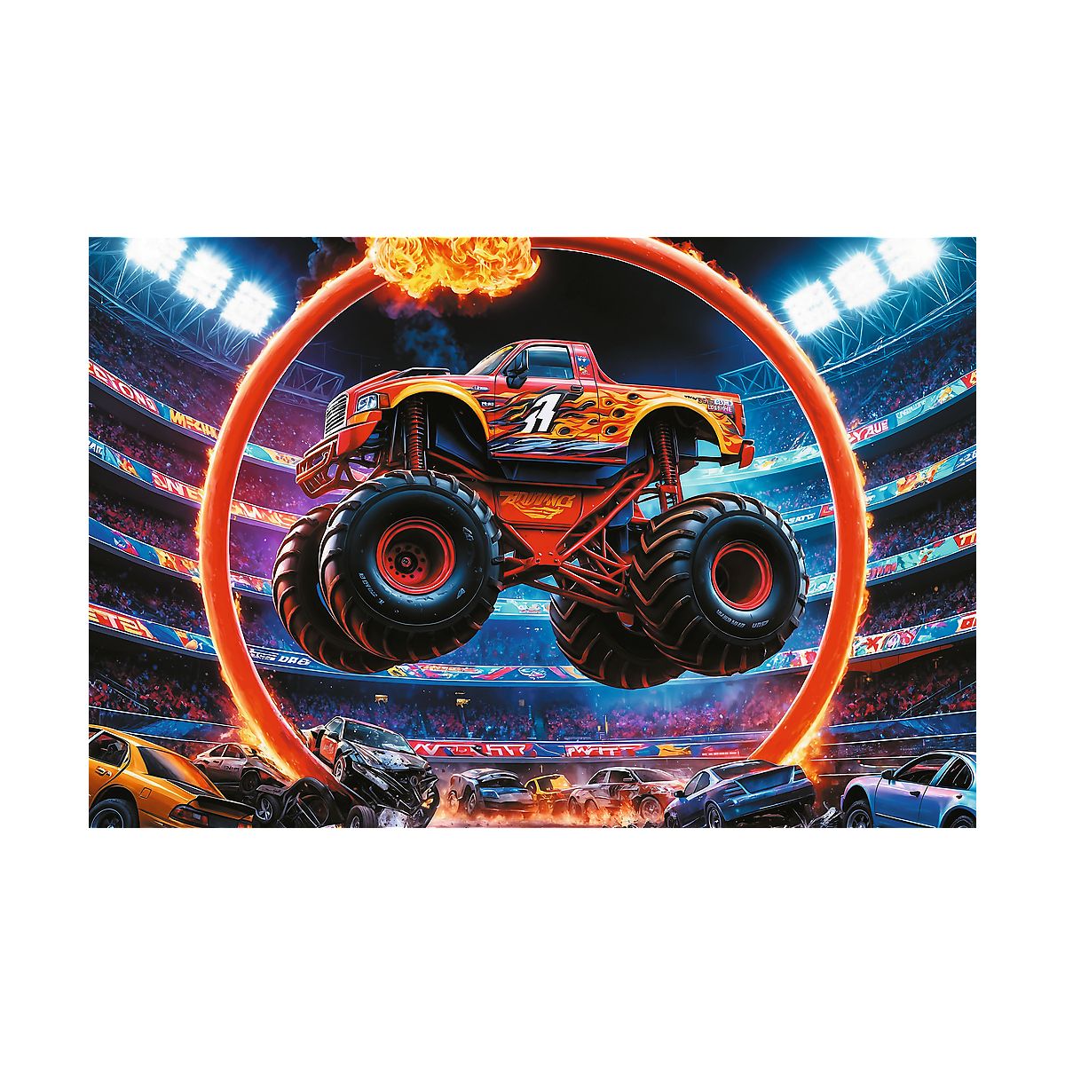 Puzzle Monster truck 60 el. Trefl (17404)