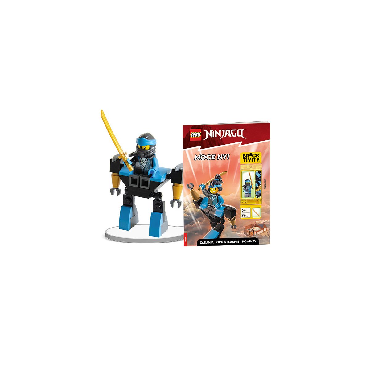 Książeczka edukacyjna Ameet LEGO® NINJAGO®. Moce Nyi LNC 6725 P1