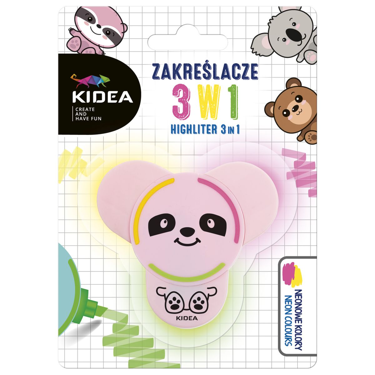 Zakreślacz Kidea mix (F3W1KA)