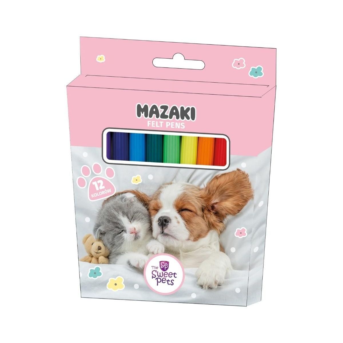 Flamaster Beniamin The Sweet Pets 12 kol. (2310)