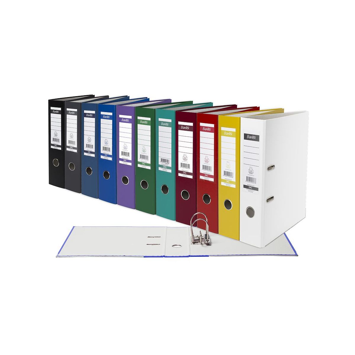 Segregator dźwigniowy Bantex Ekologiczny XXL A4 80mm jasny niebieski (100551790)