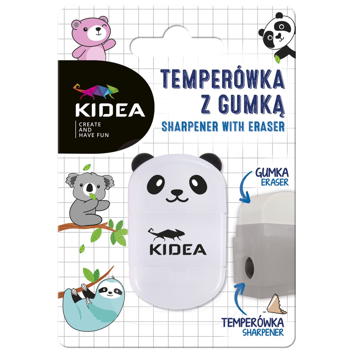 Temperówko-gumka Derform kidea (TGMKA)