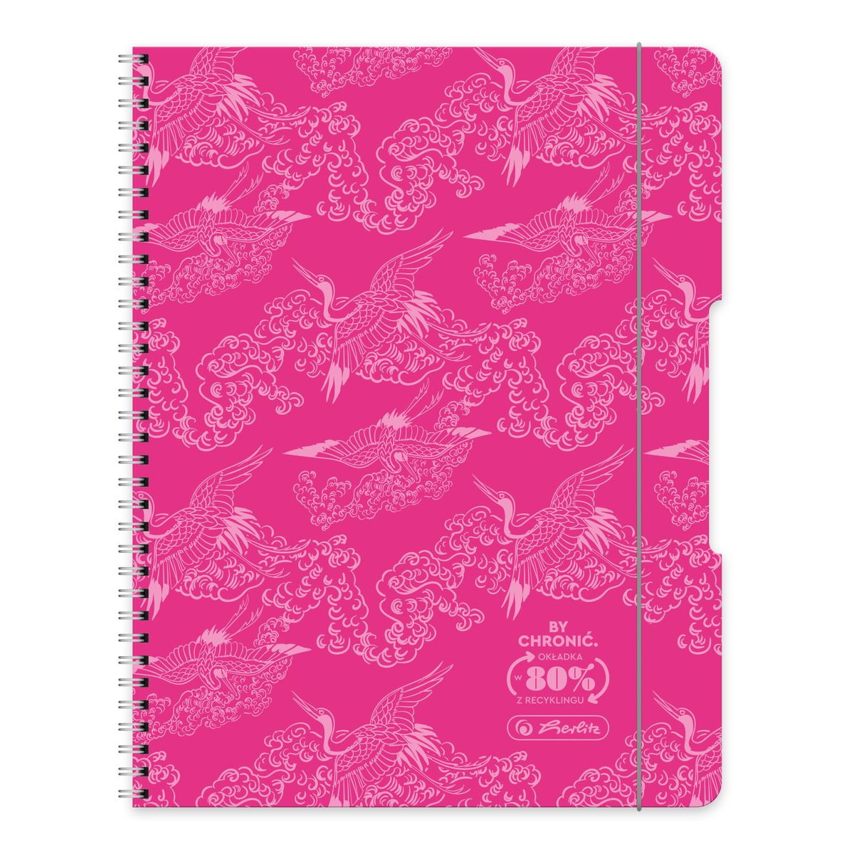 Kołozeszyt (kołobrulion) Herlitz ECO COLORS 9501452 A4 80k. kratka (400198742)