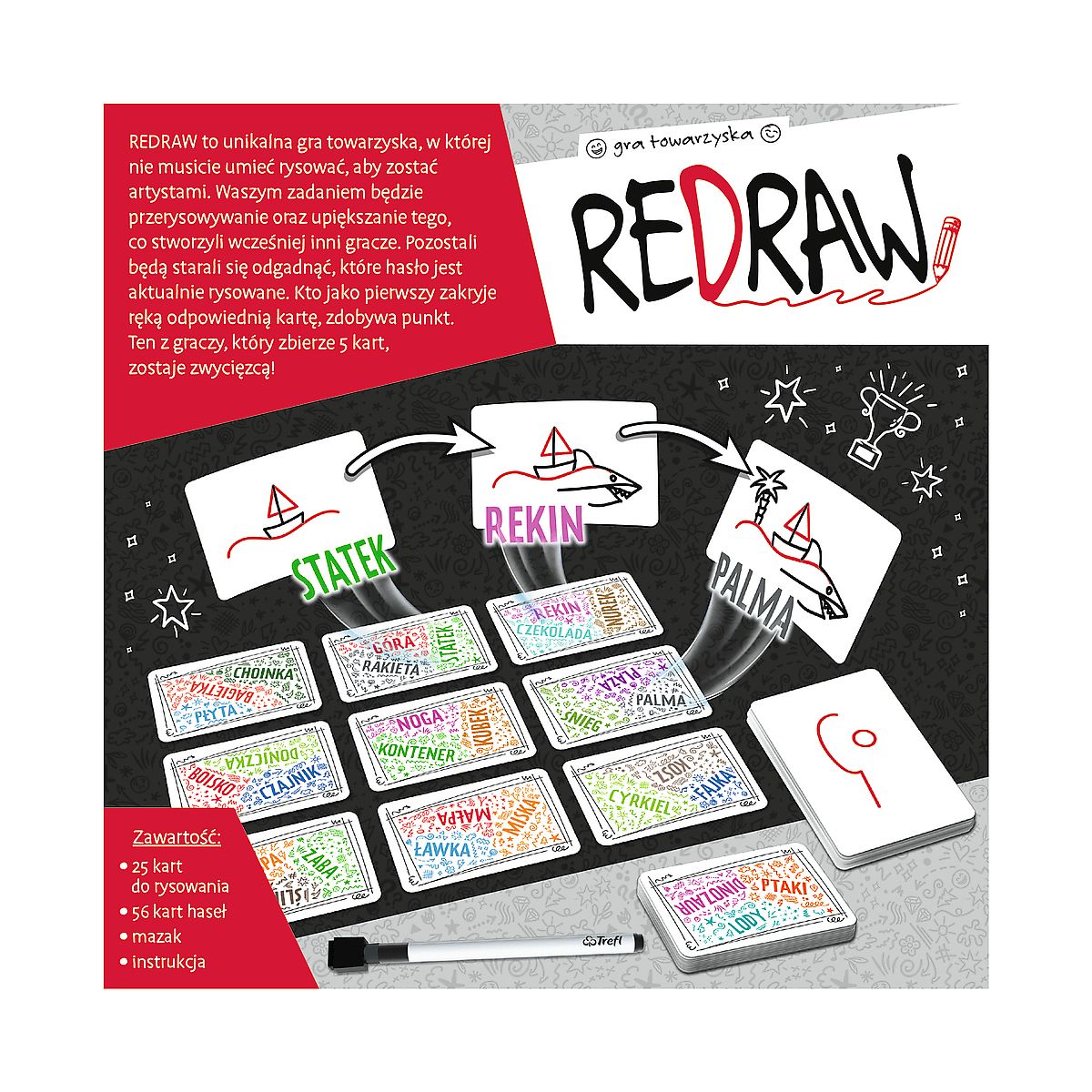 Gra strategiczna Trefl Redraw Radraw (02289)