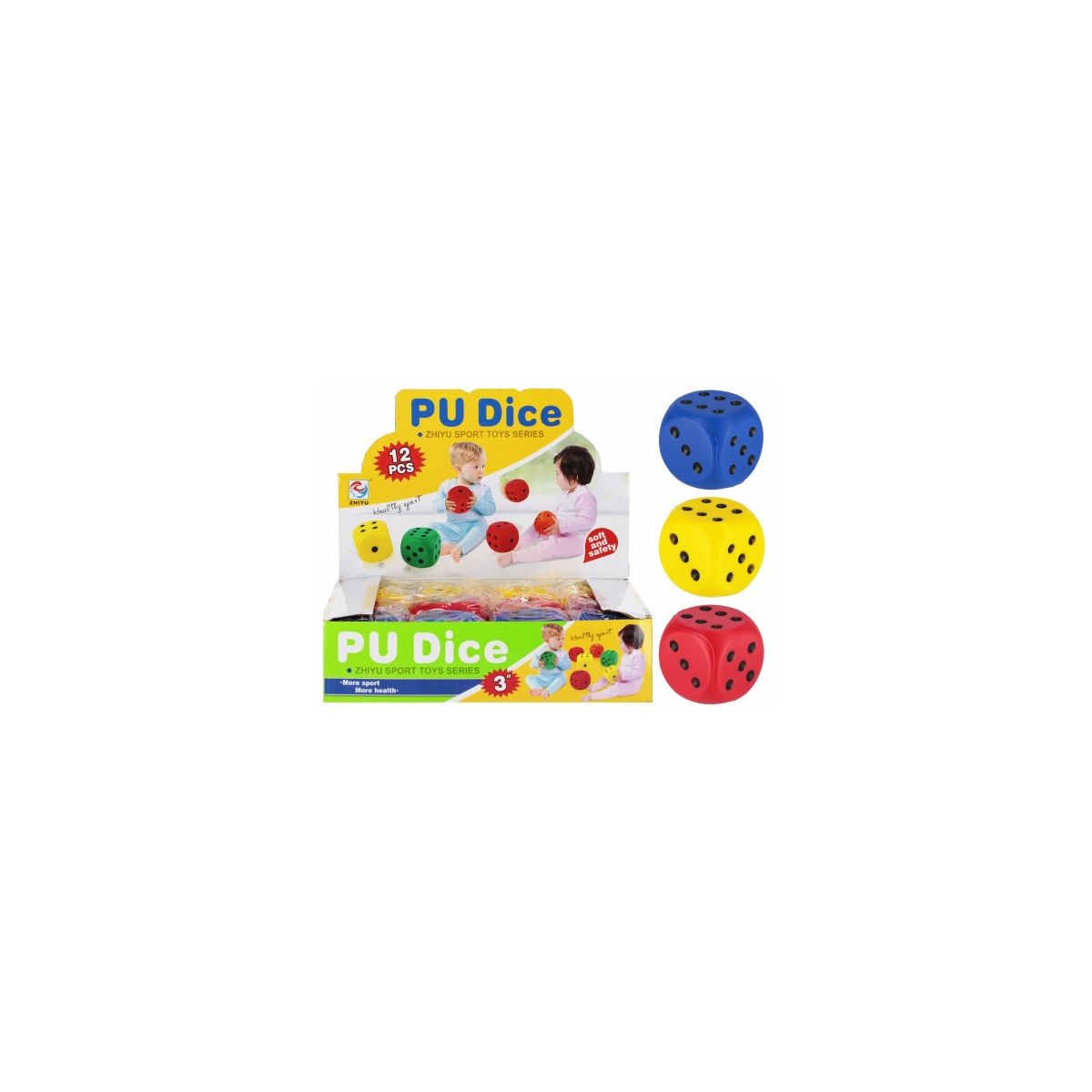 Kości do gry Mega Creative miękka 6cm (545090)